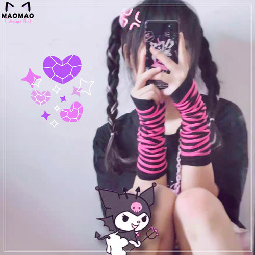 暴躁萝莉包邮日系原宿土酷女手套