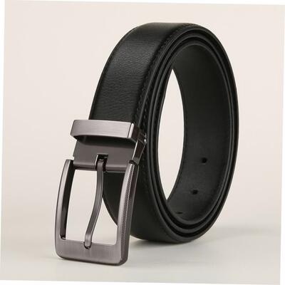 Mens Waist Belt Men Belts Leather Man For Jeans Black Male1
