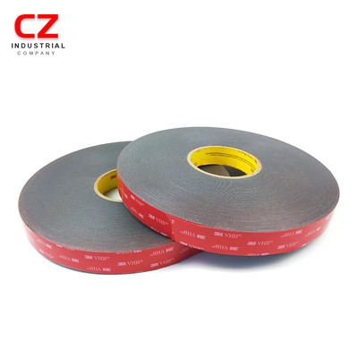 3M5915VHB丙烯酸泡棉压敏双面胶带黑色金属塑料玻璃无痕耐高温