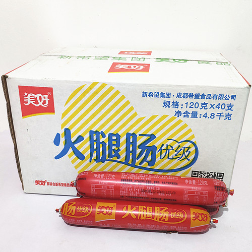 整箱包装泡面搭档美好火腿肠