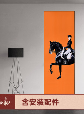 厨房无轨道幽灵门推拉门隐形移现代简约木门定制红色无轨平移门