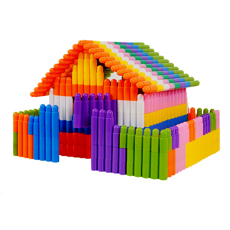 儿童大号子弹头玩具塑料拼装拼插幼儿园宝宝益智百变创意积木论斤