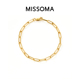 Missoma金色经典 手饰 迷你回形针手链时尚 轻奢小众设计精致新款