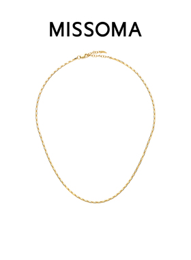 Lucy Williams × Missoma 3D水平蛇骨链项链轻奢小众气质锁骨链
