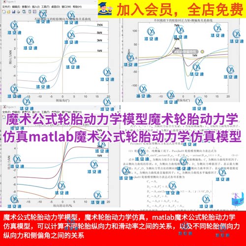 魔术公式轮胎动力学模型动力学仿真matlab魔术公式轮胎仿真模型