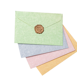 艾黎彩色信封信纸情书七夕送女友和男友可爱手写信套装加厚浪漫高级感简约红包墙布置感谢信创意火漆书信