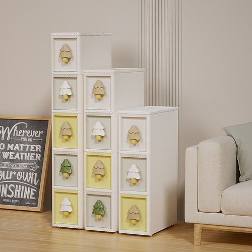 绣川缝隙收纳柜客厅边角柜带轮子