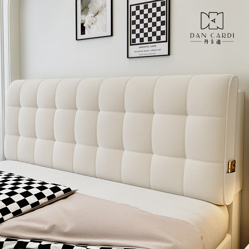 澳洲小羊绒床头靠垫软包定制