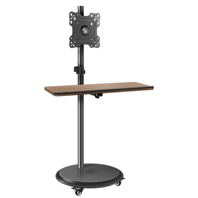 34英寸电脑显示器双屏落地移动