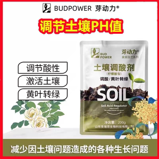 芽动力土壤调酸剂调节土壤酸碱度黄叶转绿