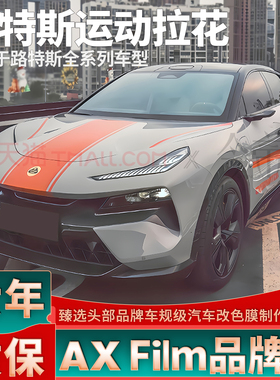 适用于路特斯ELETRE拉花EMIRA引擎盖车贴EMEYA繁花橙色装饰贴纸