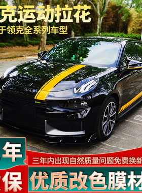 车衣裳CYS高品质运动拉花贴