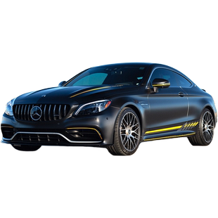 适用于奔驰AMG拉花C63贴纸E63改装A35L车身贴CLA侧裙贴C级E级CLS