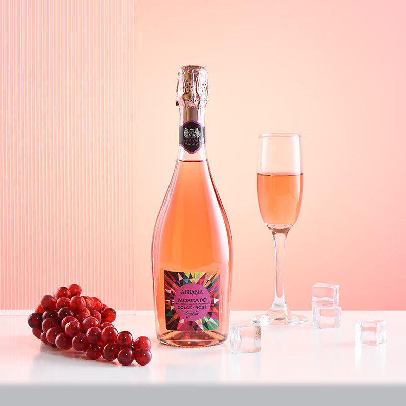 意大利进口莫斯卡托桃红起泡酒