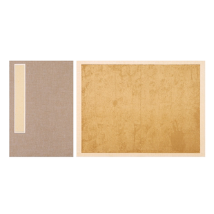 冰裂纹宣纸册页本 国展册页 半生熟蜡染笺 6折12页 仿古复古小楷毛笔书法专用作品折页奏折楷书草书隶书 加厚