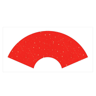 万年红宣纸卡纸空白洒金软卡书法粉彩半生半熟专用作品镜片红色扇面不褪色加厚婚书斗方小楷镜面结婚创作批发