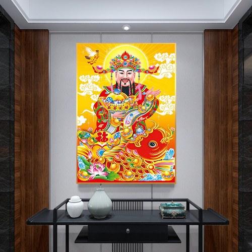 5d钻石画财神爷轻俏闪亮2026