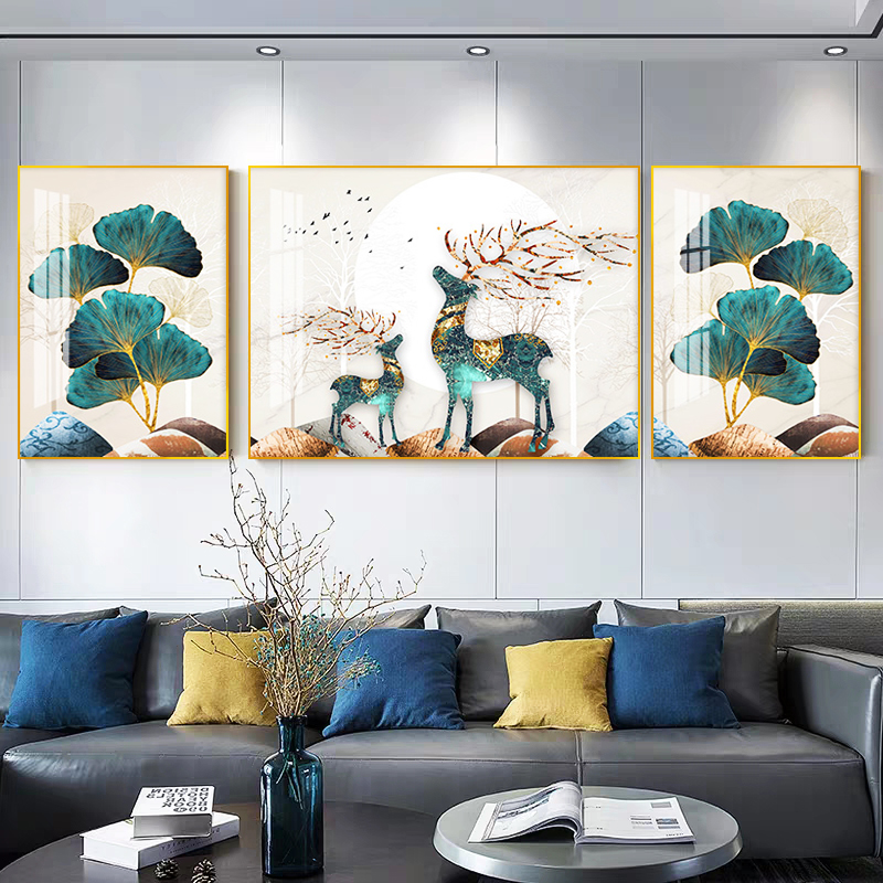 手工十字绣客厅十字绣轻俏轻奢