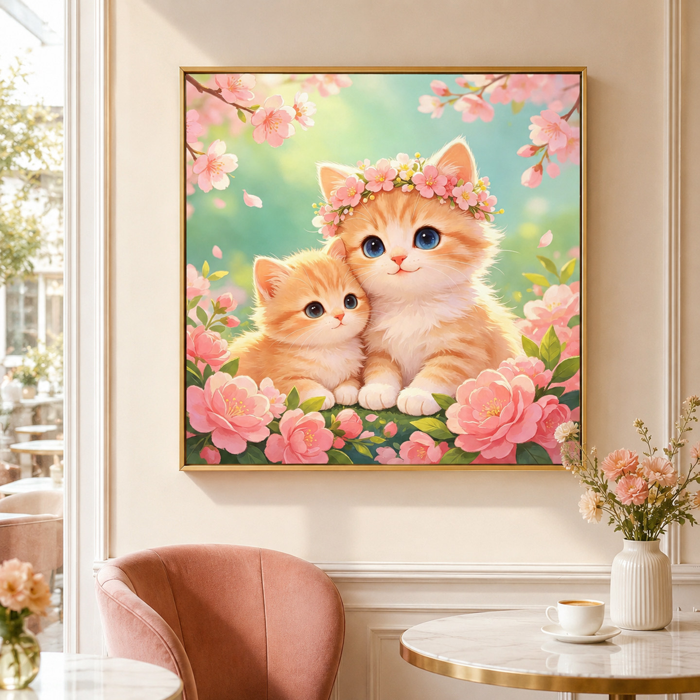 2026新款5D满钻猫咪钻石画图片