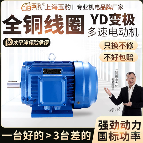 玉豹变极双速电机全铜380V国标