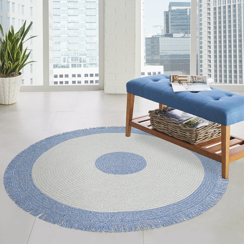 轻奢流苏客厅卧室地毯手工地垫