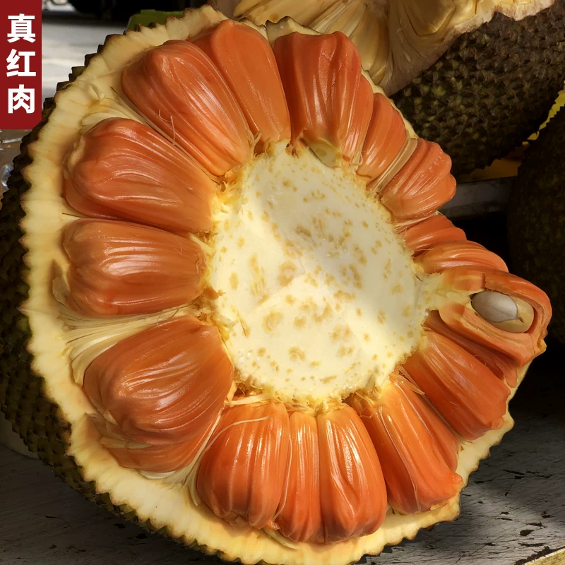 菠萝蜜印尼红肉越南进口新鲜干苞脆甜一整个红心菠萝蜜顺丰包邮