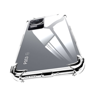 适用于小米poco F4手机壳小米POCOF4保护套小米poco f4透明硅胶全包四角气囊防摔男女款外壳