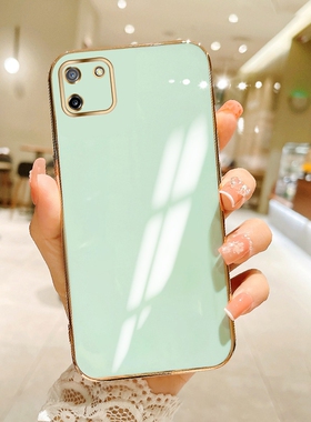 适用于realme C11手机壳realmec11防摔软壳realme真我C11保护套RMX2185硅胶全包真我c11电镀网红情侣纯色外壳