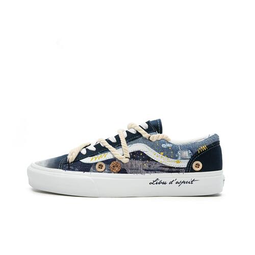【定制球鞋】Vans/范斯 藏蓝 Active  蓝调艺履VN0A3DZ3RFL