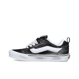 【定制球鞋】Vans Knu Skool 银河之恋 晕染 黑色 VN0009QC6BT1