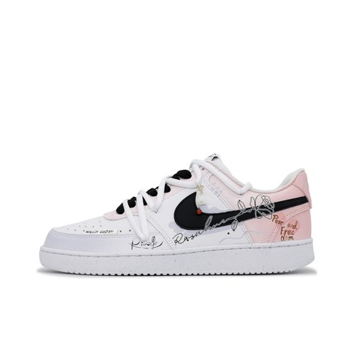 【定制球鞋】Nike Court Vision 1 戴安娜玫瑰 紫粉色 DH2987-101