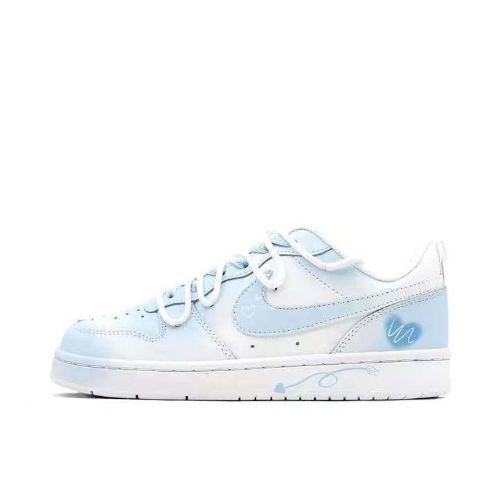 【定制球鞋】 Nike Court Borough 板鞋 海盐爱心 DQ5979-100