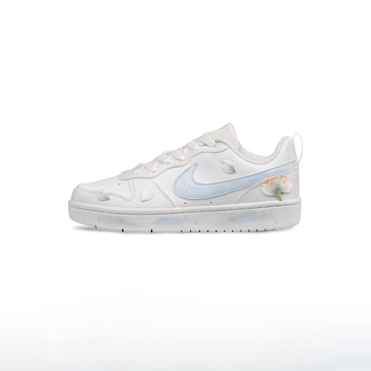 【定制球鞋】Nike Court Borough  GS/新中式盘扣  BQ5448-100