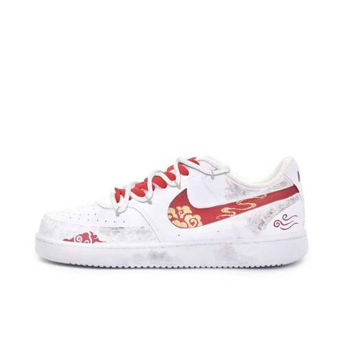 【定制球鞋】 Nike Court Vision 1 板鞋   灵蛇祥云  DH2987-101