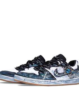 【定制球鞋】 Nike SB Alleyoop 板鞋  星辰之眼 CJ0882-104