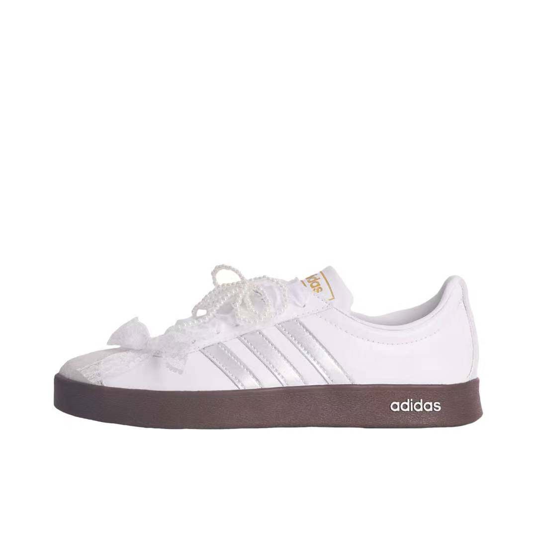 【定制球鞋】Adidas neo VL Court 2.0   板鞋  霜晶流华 ID6015