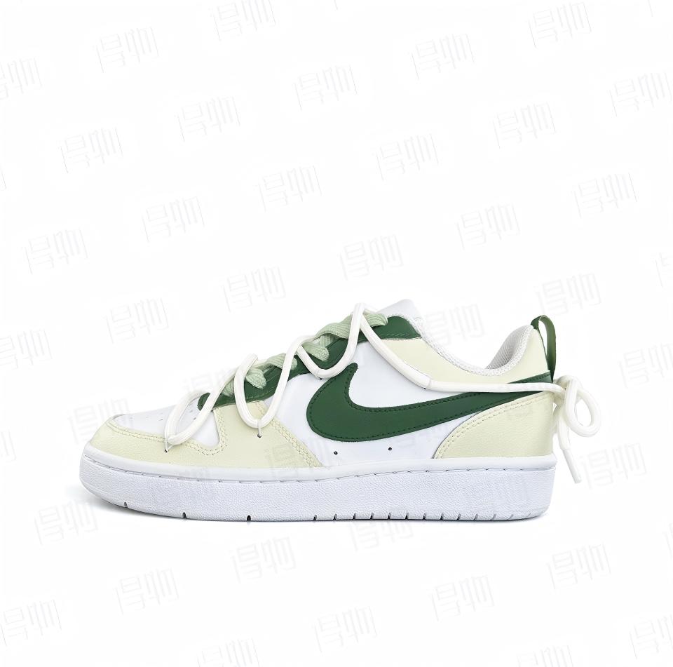 【定制球鞋】Nike Court Borough 青苹果 BQ5448-100