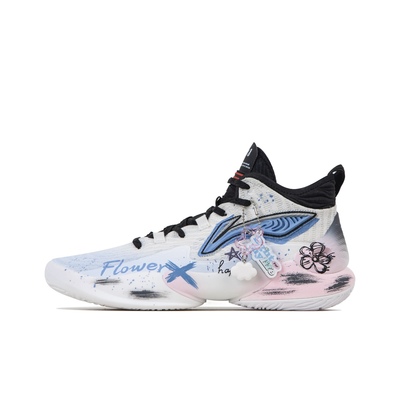 李宁驭帅18花意运动风篮球鞋