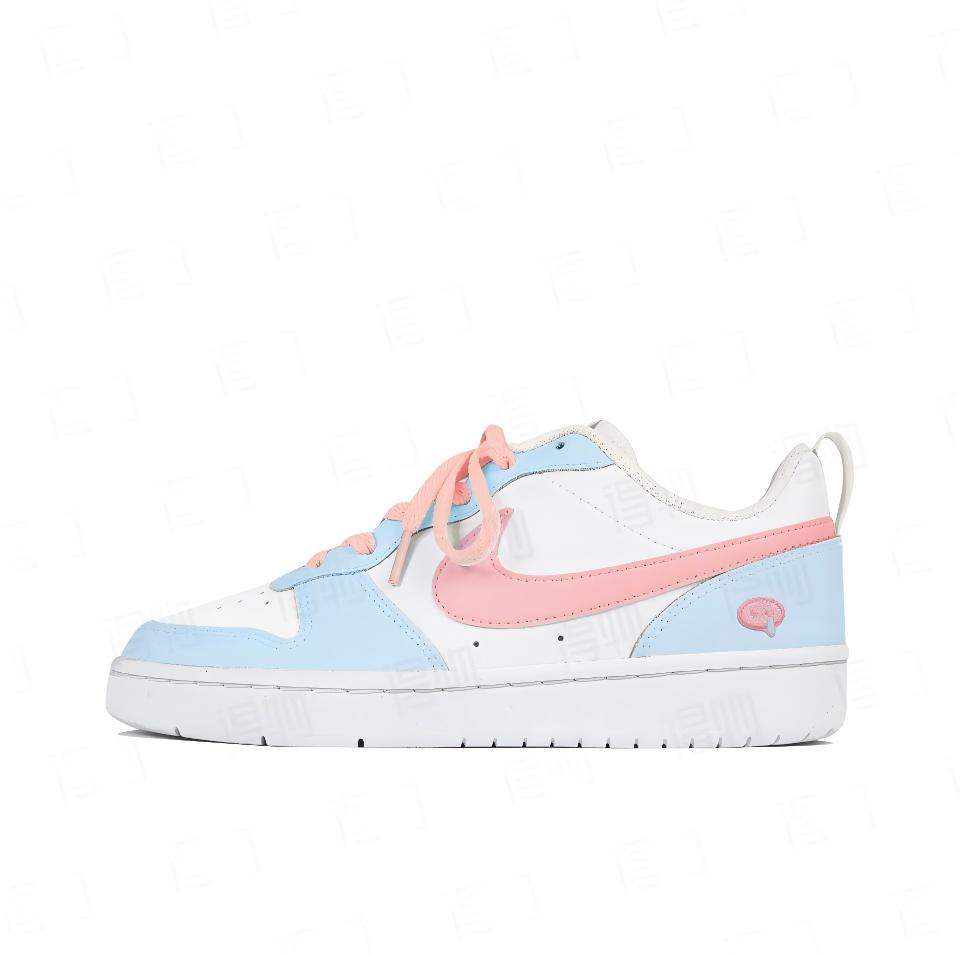 【定制球鞋】Nike Court Borough 晴天小猪 BQ5448-100