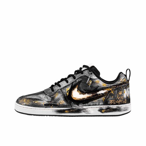 【定制球鞋】 Nike Court Borough 板鞋   藏匿曙光 844881-005