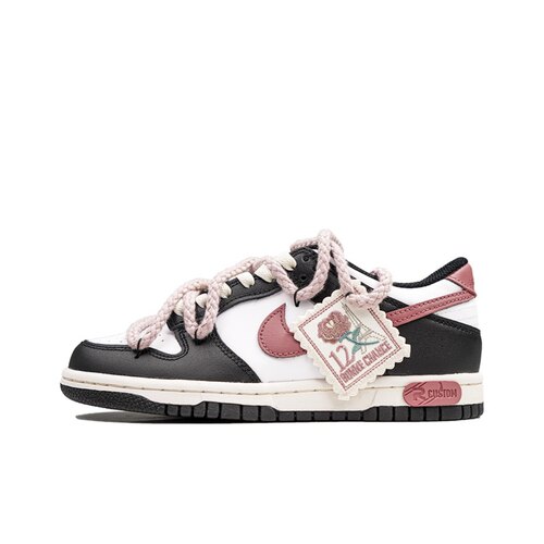 【定制球鞋】Nike Dunk Black RISK玫瑰心事 甜酷 黑粉CW1590-100