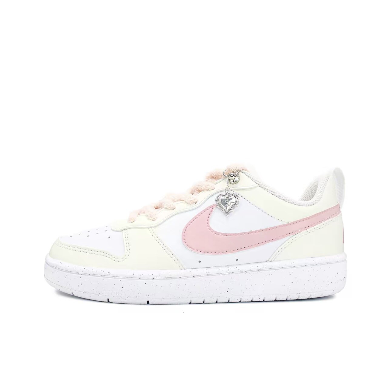 【定制球鞋】Nike Court Borough 草莓巴斯甜 喷绘 粉 DV5456-106