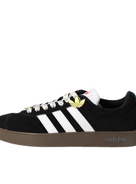 【定制球鞋】adidas neo VL Court 2.0  黑金辉耀 HQ1801