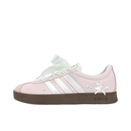 【定制球鞋】Adidas neo VL Court 2.0  板鞋     粉色佳人JQ2470