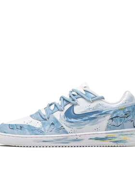 【定制球鞋】 Nike EBERNON 风岚 板鞋   闪电之子 AQ1775-100