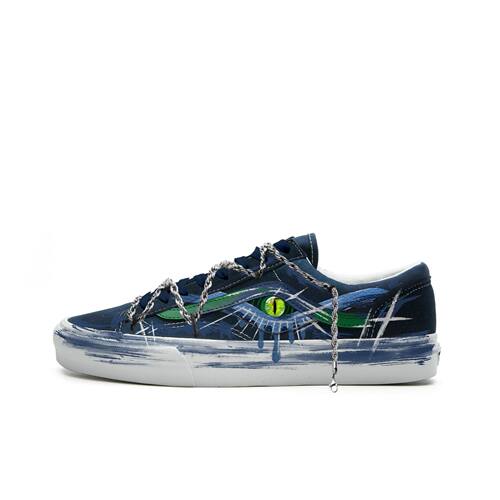 【定制球鞋】Vans/范斯 藏蓝 Active  恶魔之眼VN0A3DZ3RFL