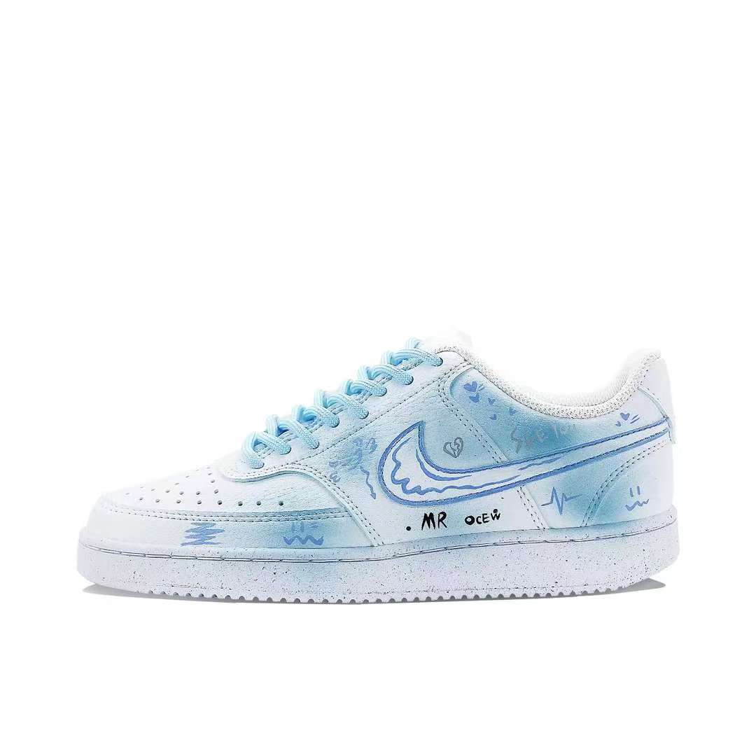 【定制球鞋】Nike Court Vision粉蓝之翼 DH2987-110
