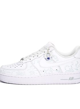【定制球鞋】Nike Air Force 1温变青花瓷  国风 白色 CW2288-111
