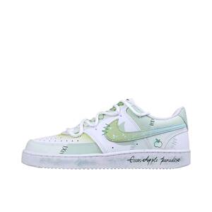 【定制球鞋】 Nike Court Vision 1 板鞋  青苹果乐园 DH2987-101
