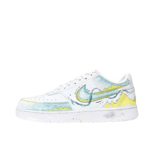 【定制球鞋】Nike Court Vision 板鞋  碧蛇凝光 DH2987-101